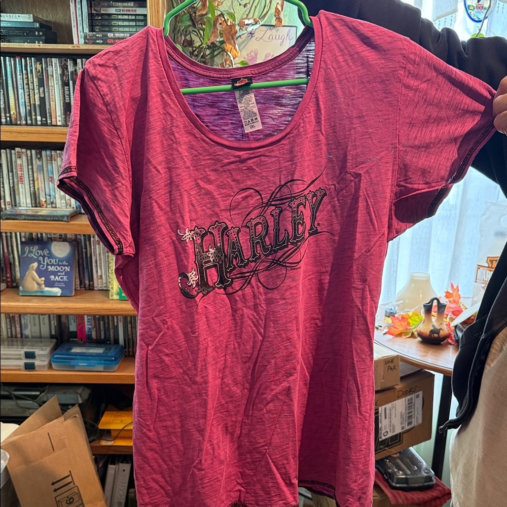 Harley-Davidson Fuchsia Short Sleeve Tee